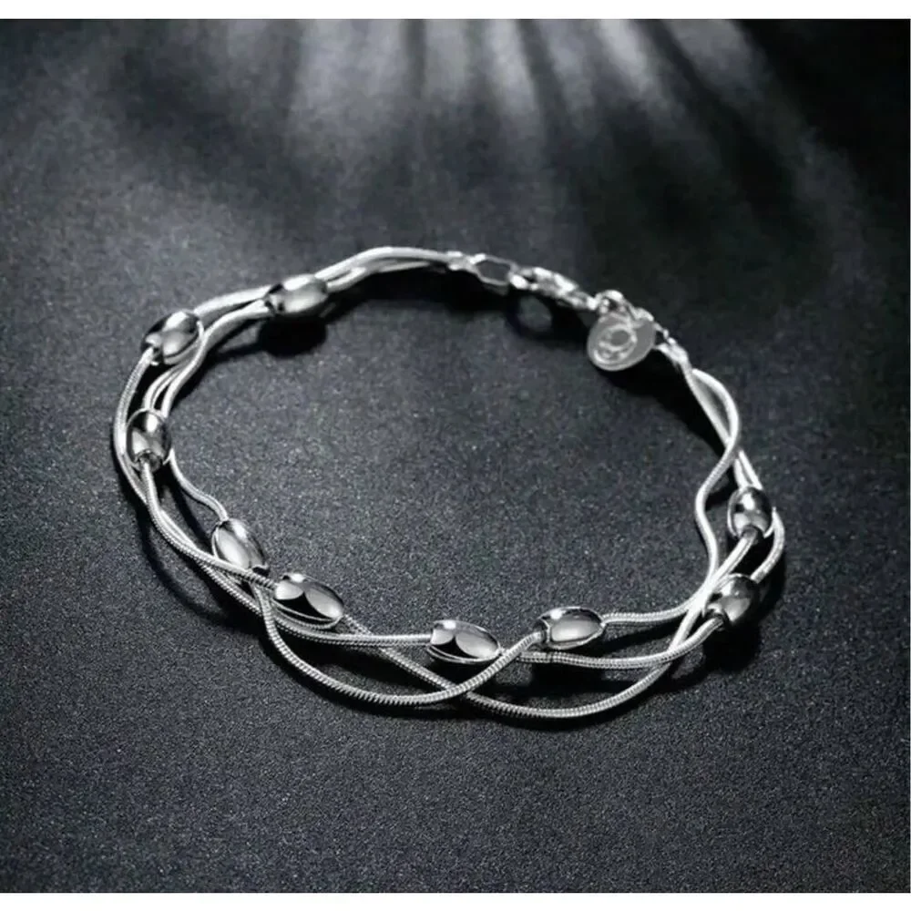 3 Strand Beaded Bracelet